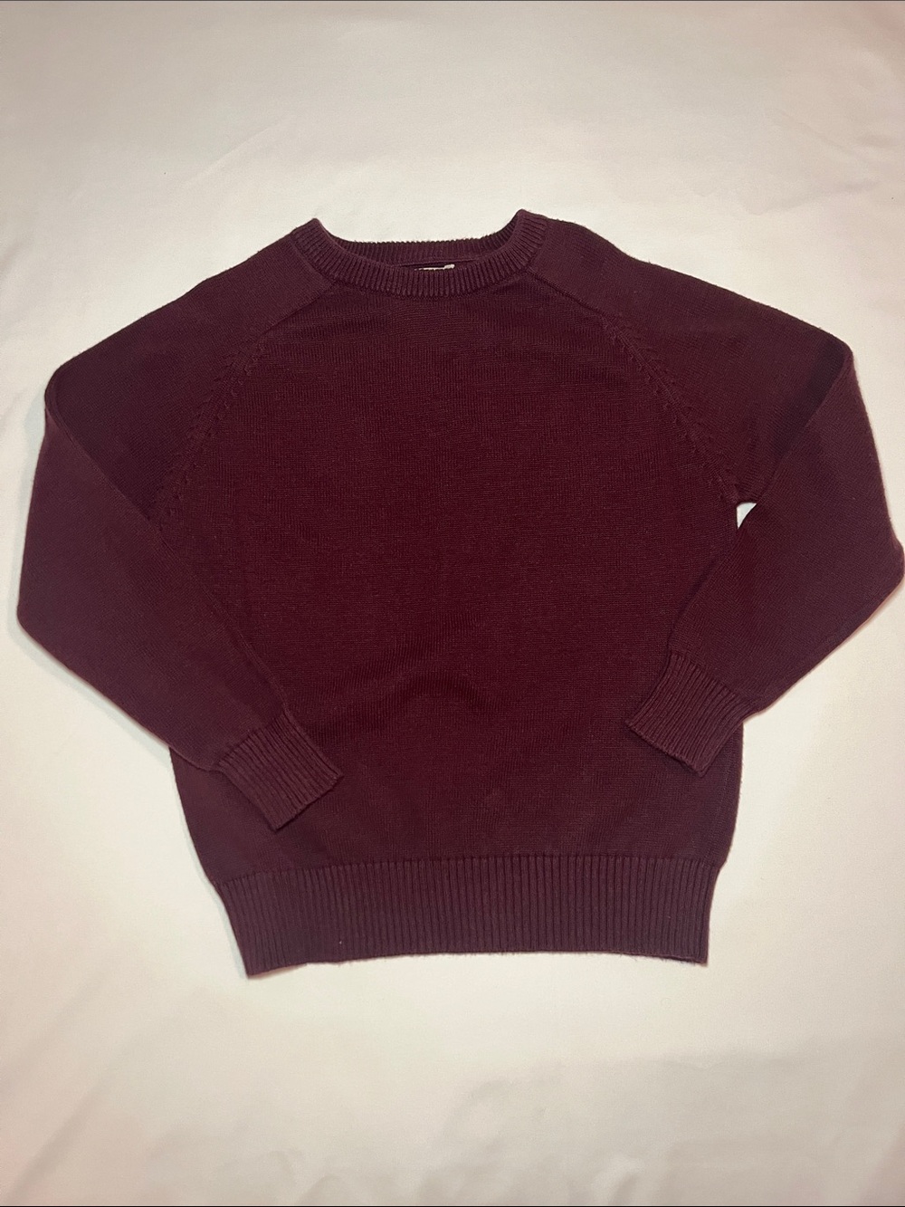 Boys Cherokee Burgundy Crewneck Sweater
